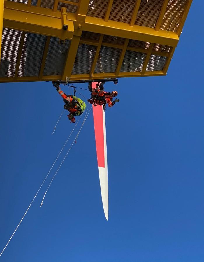 entreprise cordiste eolien / offshore