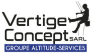 Logo vertige concept