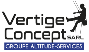 Logo vertige concept